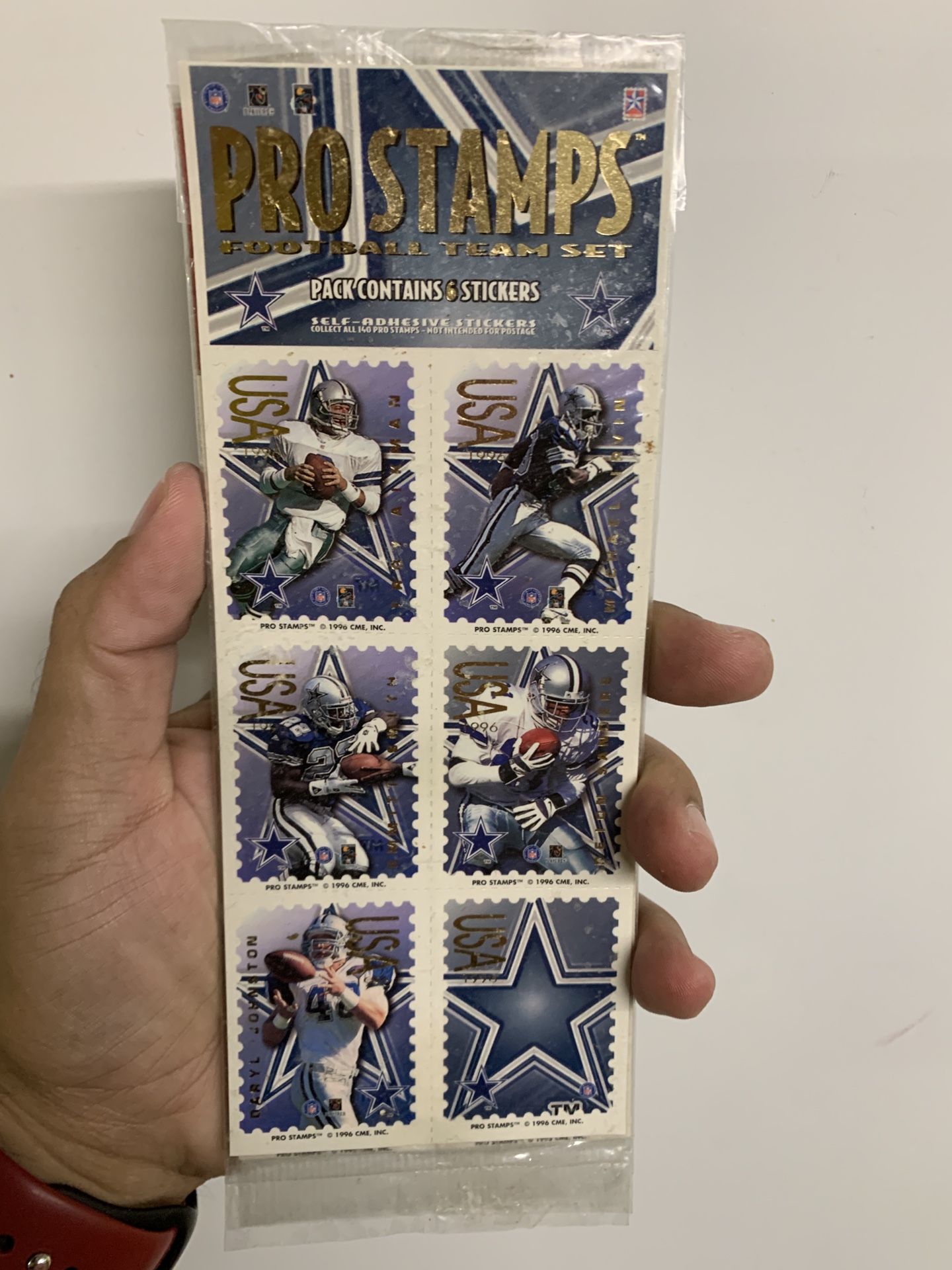 NFL Cowboys stamps