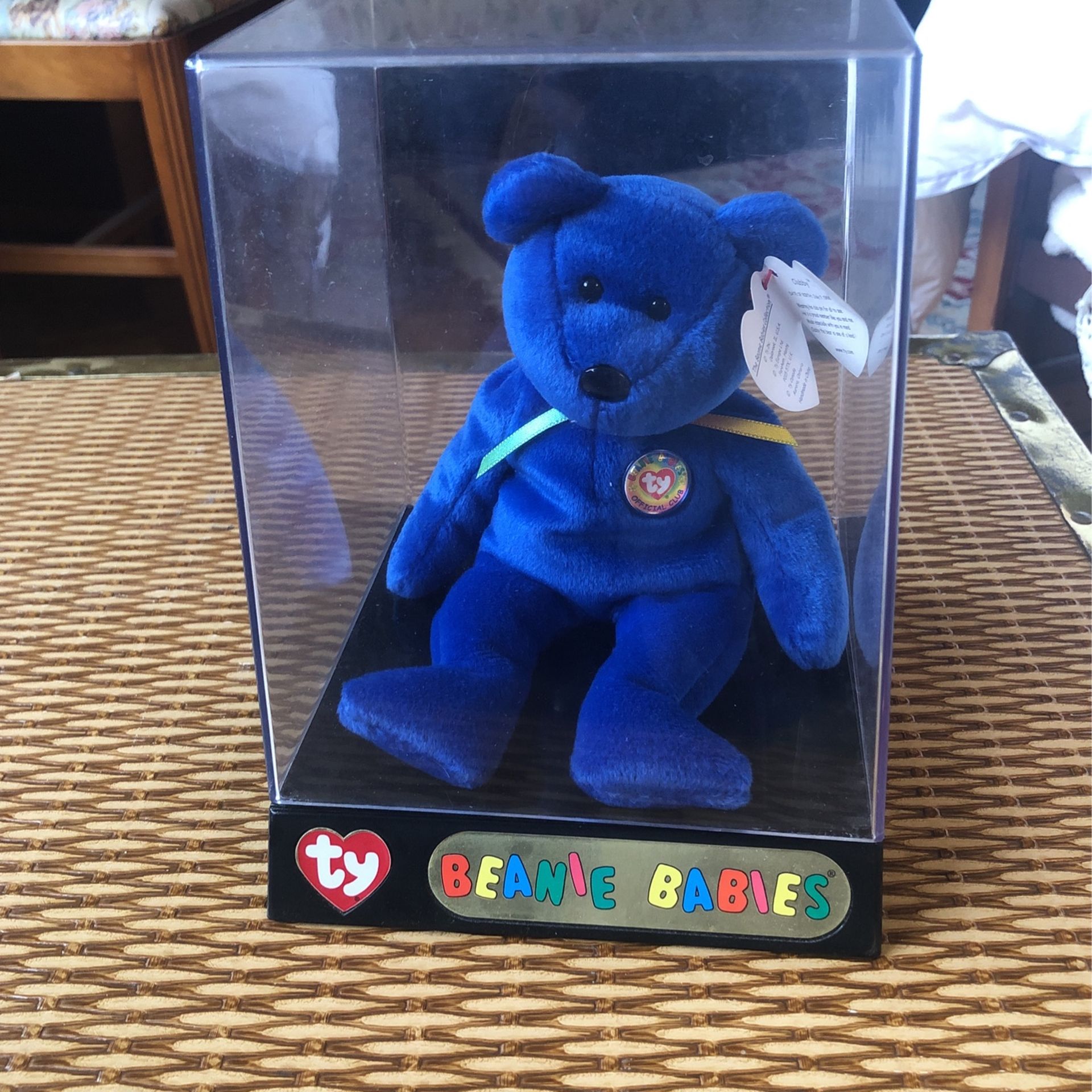 TY. Ramos Baby Mi T Clubby Bear 1998 Retired 