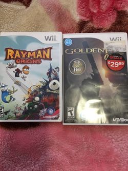 rayman/ golden eye for wii