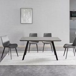 gray dining table set 