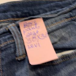 Boys Pants Size  30x30 Levi $2.00