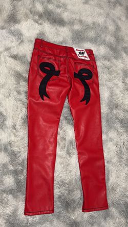 Asaali Red Jeans 