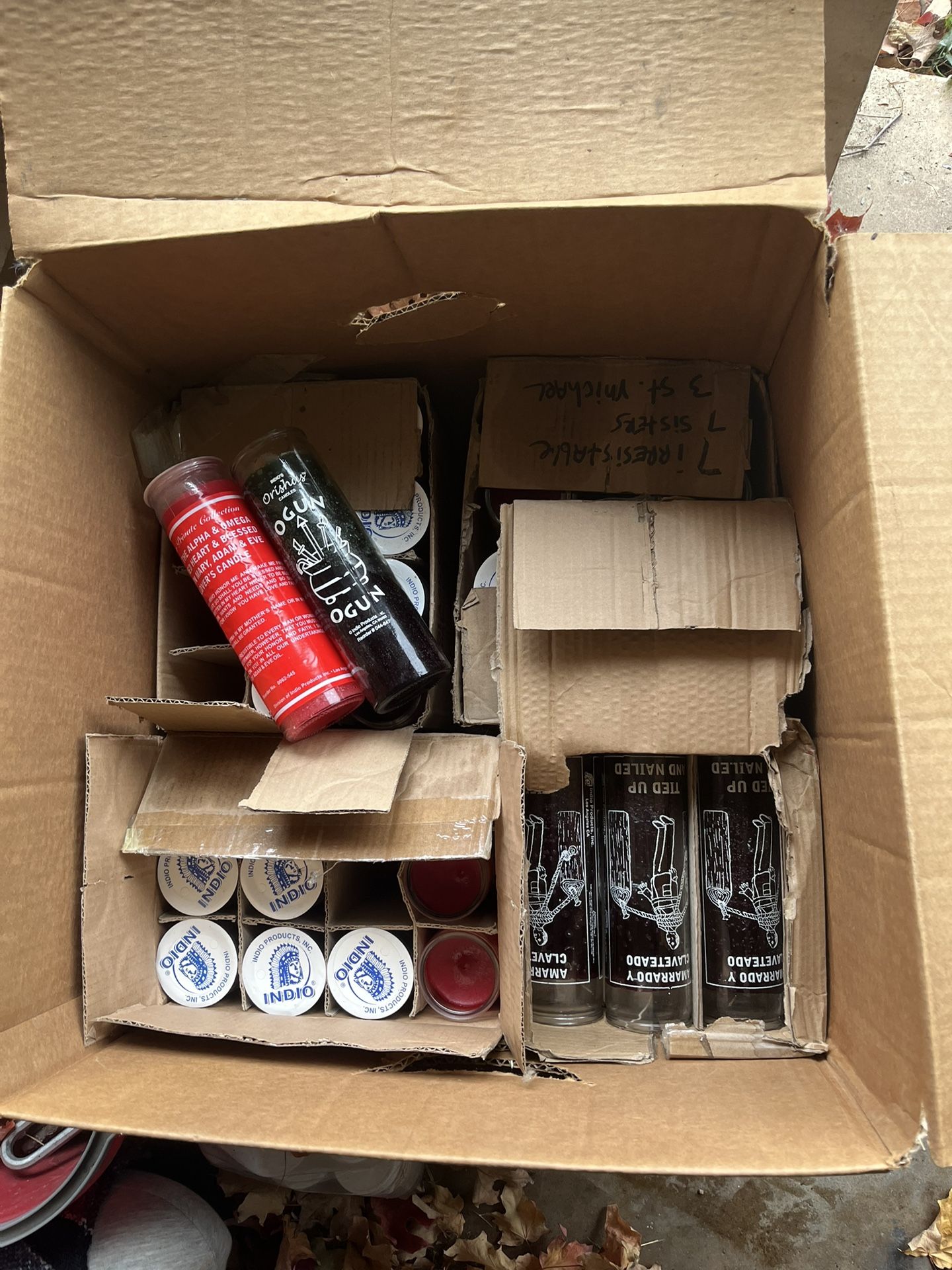 lot of new age candles