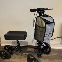Knee Scooter For Recovery From Foot, Ankle, Leg Fracture, Or After Surgery