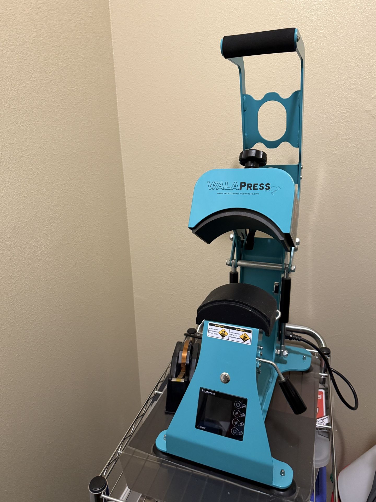 Wala Press Auto-Open Cap Heat Press