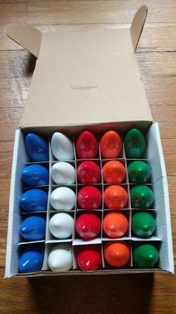Replacement bulbs for Christmas lights.