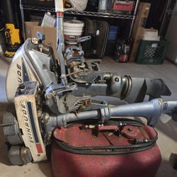 2 Vintage outboard motors