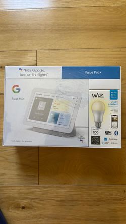 Google Nest Hub with WiFi Light bundle