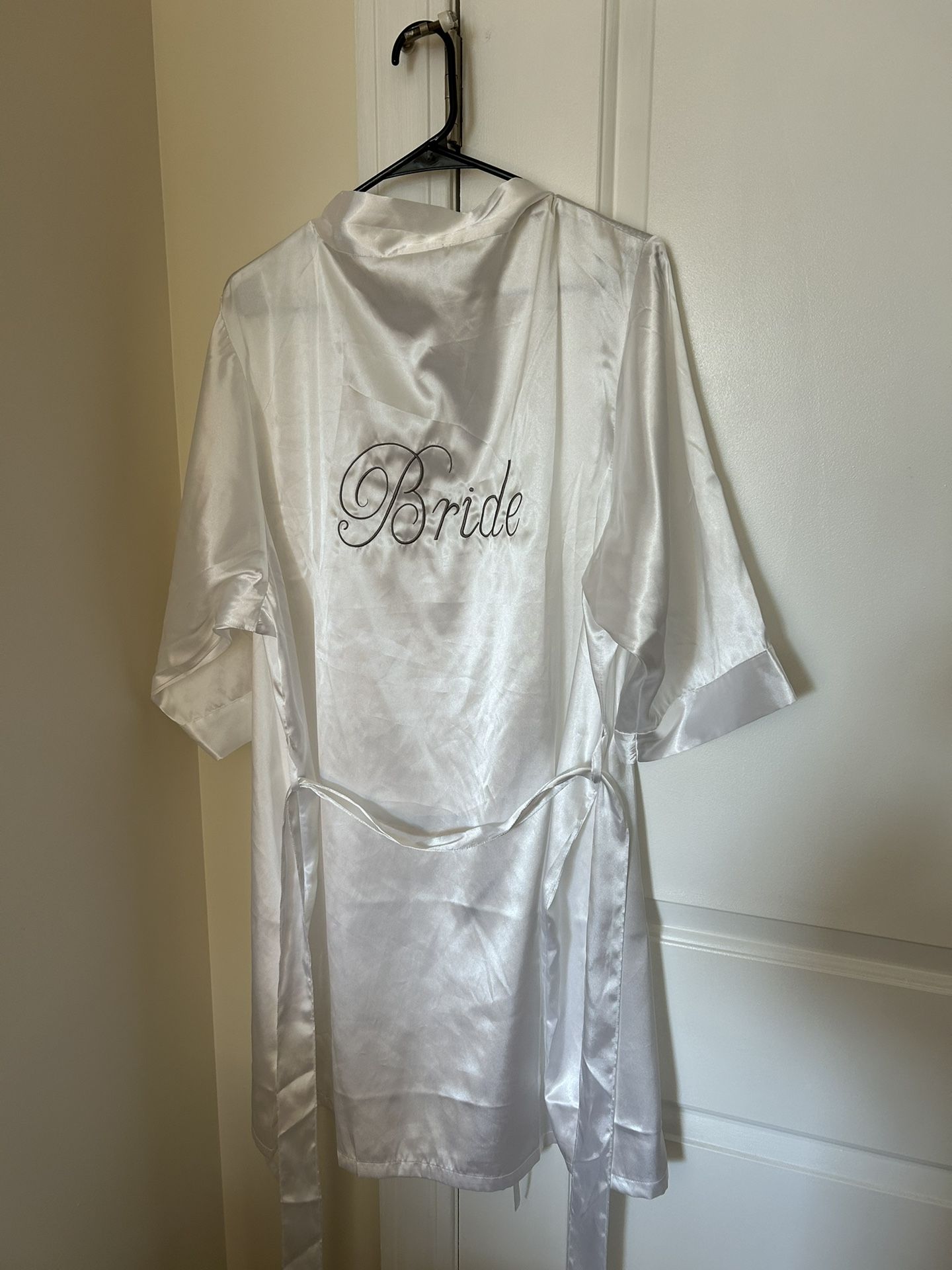Satin Robe for bride