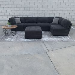 *Free Delivery* Gray Costco Modular Sectional Couch Sofa