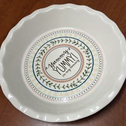 Ceramic Pie Dish Set (2) – Celebrate It “Yummy Yummy”