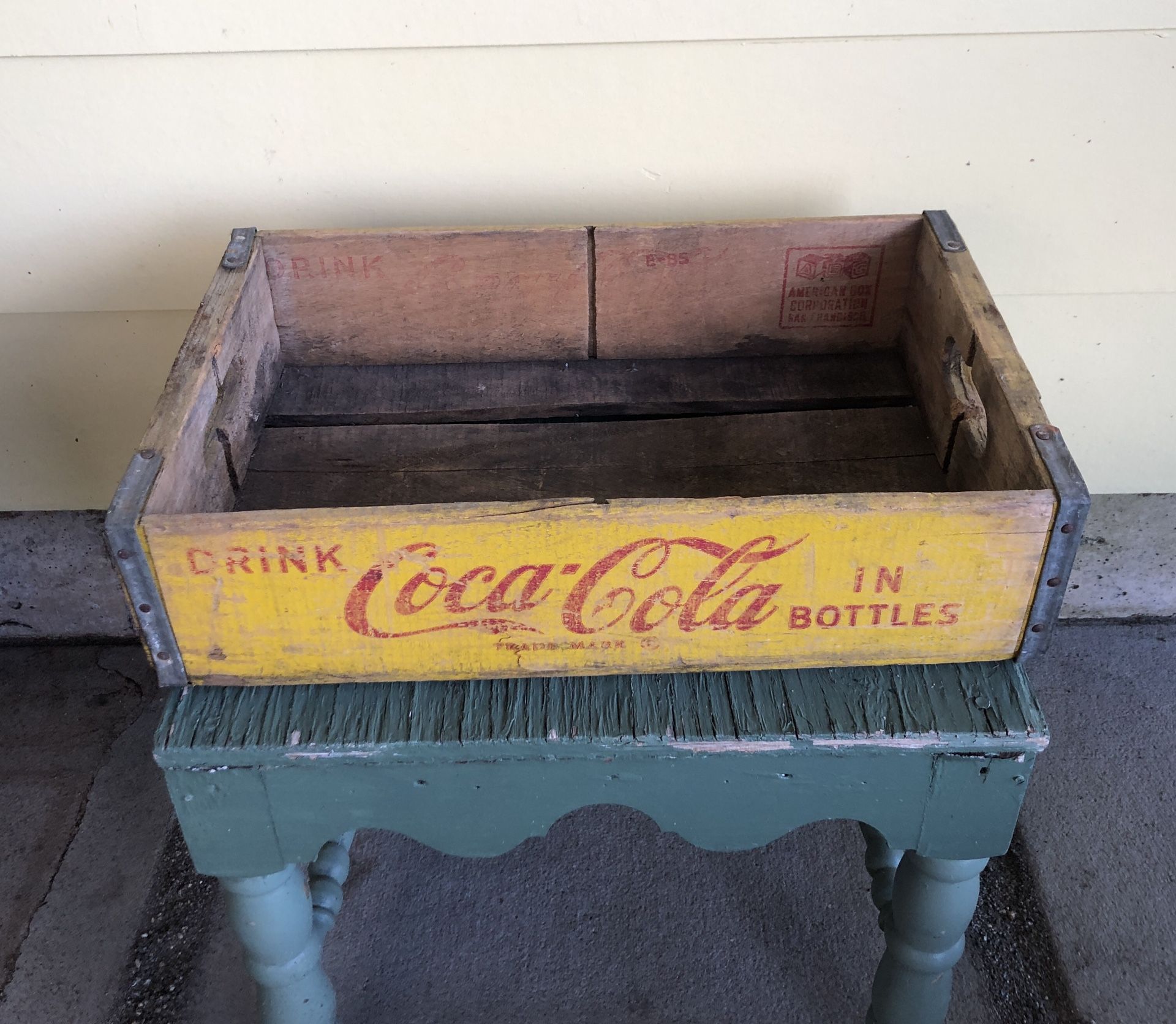 Vintage Coca-Cola Coke Wood Crate