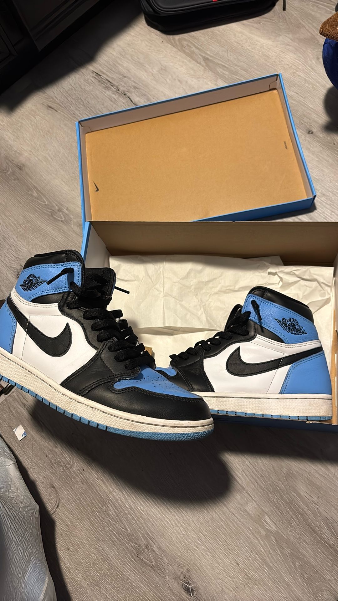 jordan 1 unc toe sz 8.5