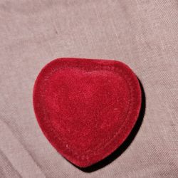 Red Heart Ring Box 