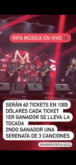 Rifa De Música En Vivo !!!!