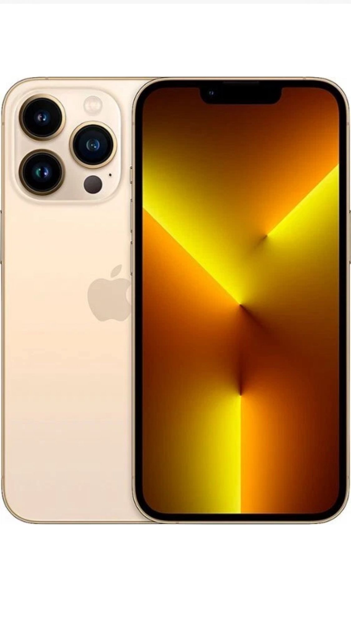 I Phone 13 Pro Max Gold Factory Unlock Brand New Sealed 128 GB