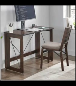 Stakmore Solid Wood Folding Desk — Like New — $75