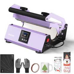 Tumbler Heat Press New In Unopened Box Purple