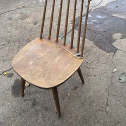 Mid-century Modern Hardwood Chair