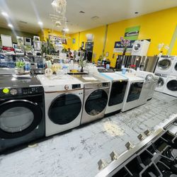Washer Dryer Refrigerator Stove
