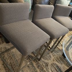 Modern Style Counter Stools (Set Of 3 - $150)