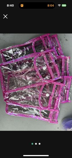 Plastic Snap Clear Bags 