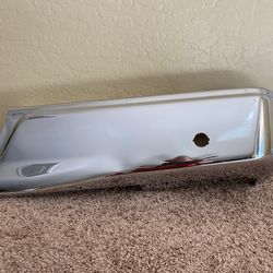 Factory OEM 2015-2020 Ford F-150 Right Passenger Side Crome Rear Bumper End With Sensor Hole