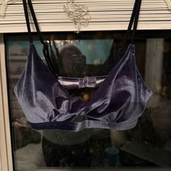 Bikini Blue Velour Size Med