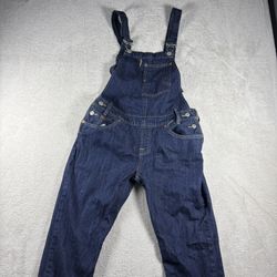 Levi’s Heritage Bib Denim Overalls Women's Small Dark Wash Cowgirl #8F