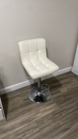 White bar stools