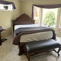Queen Bed with Frame