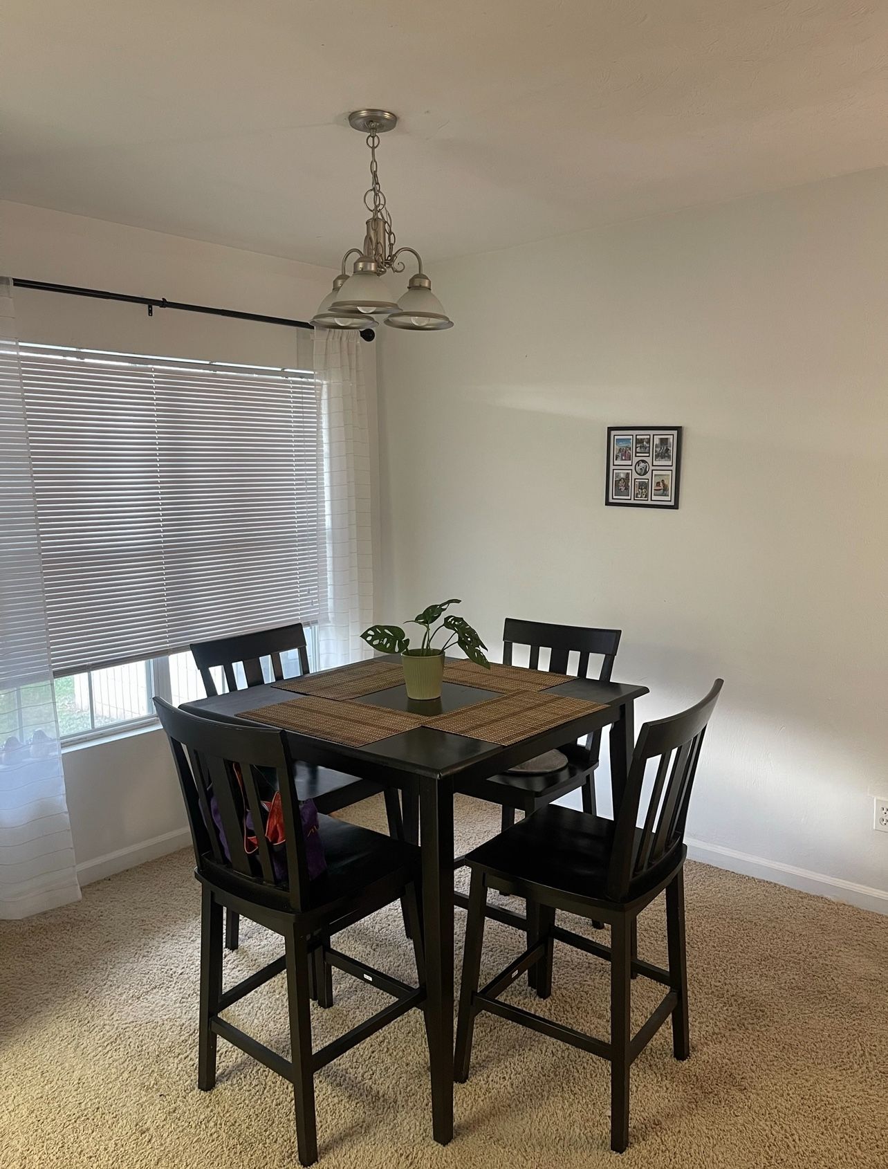 Wood High Top Dining Set (table and chairs)