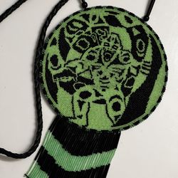 King Kong , Sasquatch , Gorilla , Yeti Bead Work Medallion Necklace