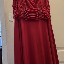 Scarlett Dress Plus Size ( Vestido Rojo)