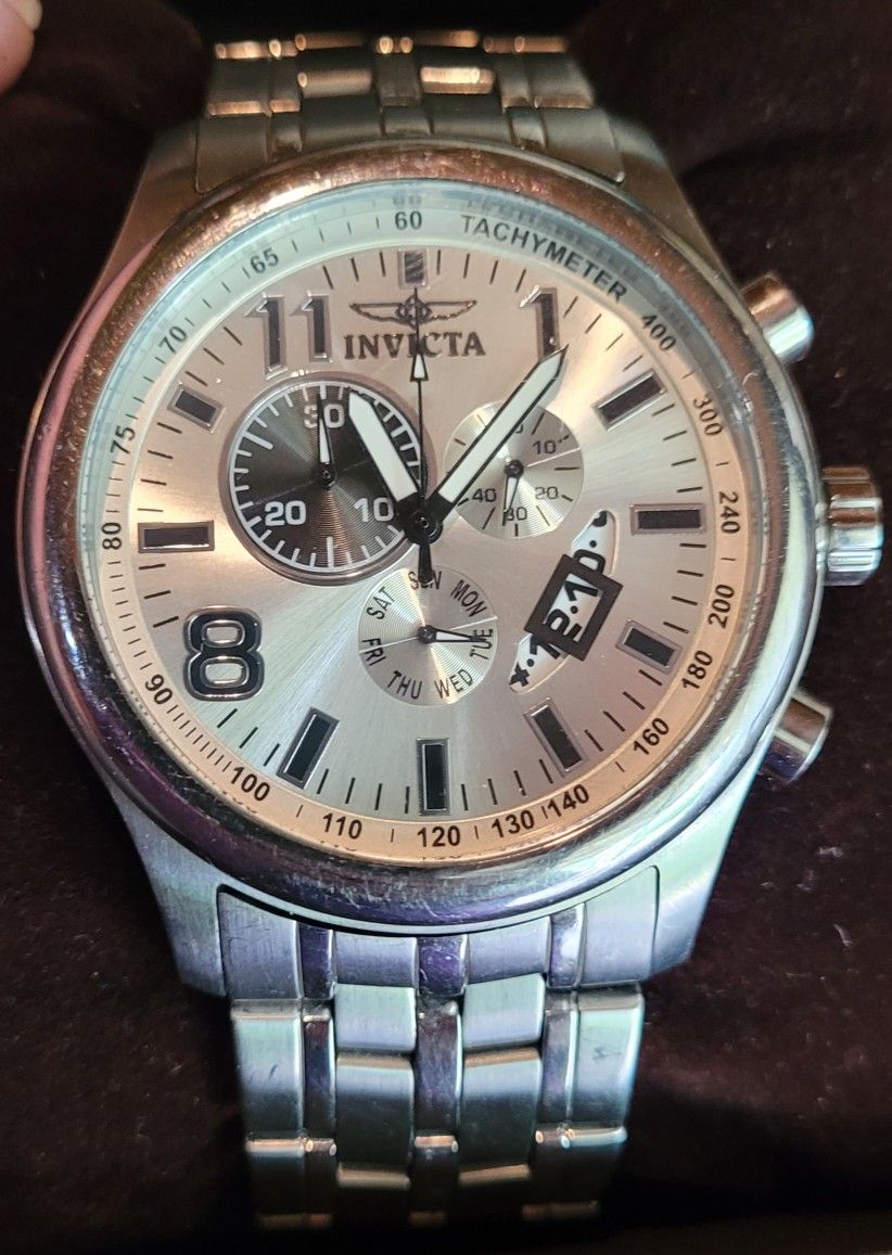Invicta 0374 Men's Tritnite Night Glow 100m Water Resistant