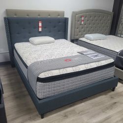 Queen Platform Bed Frame, Bedroom