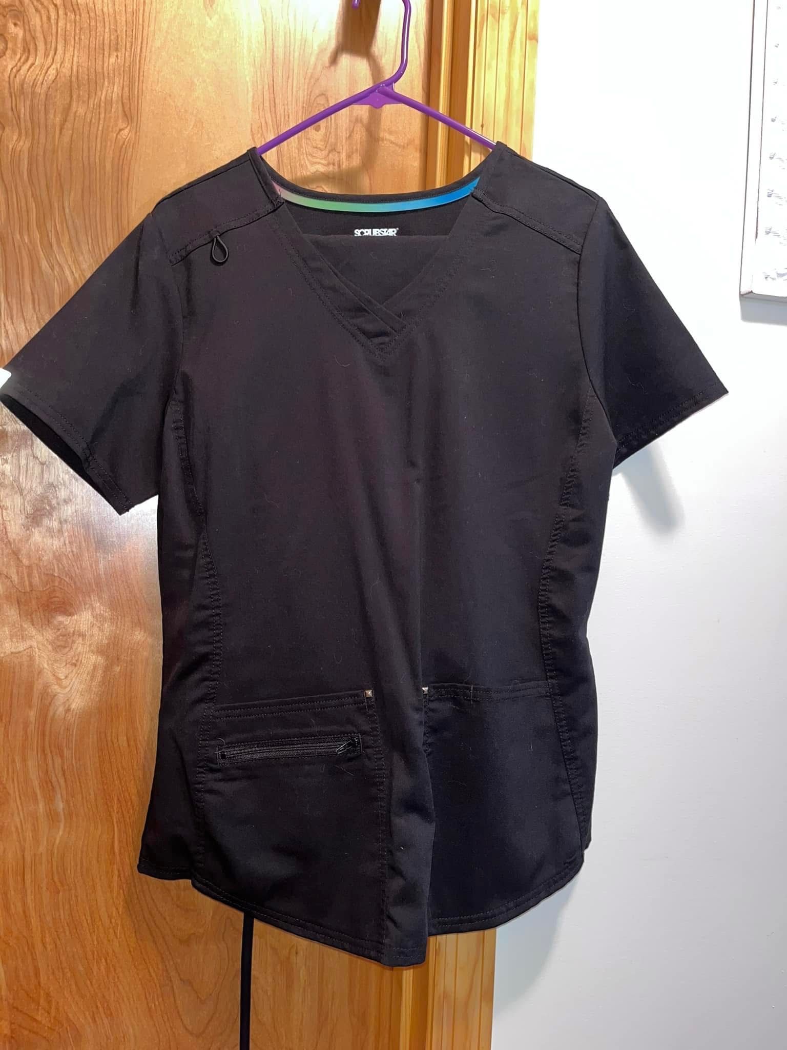 Black Scrub Set