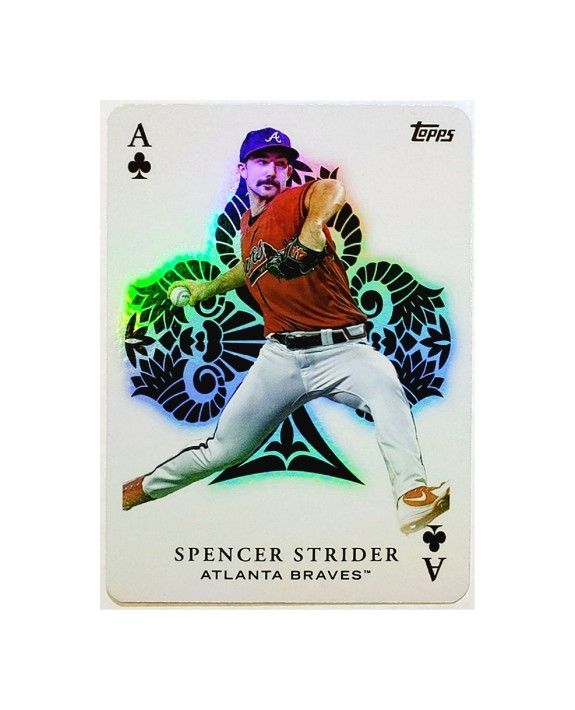 SPENCER STRIDER "ALL ACES" 2023 TOPPS #AA-27, ATLANTA BRAVES PITCHER