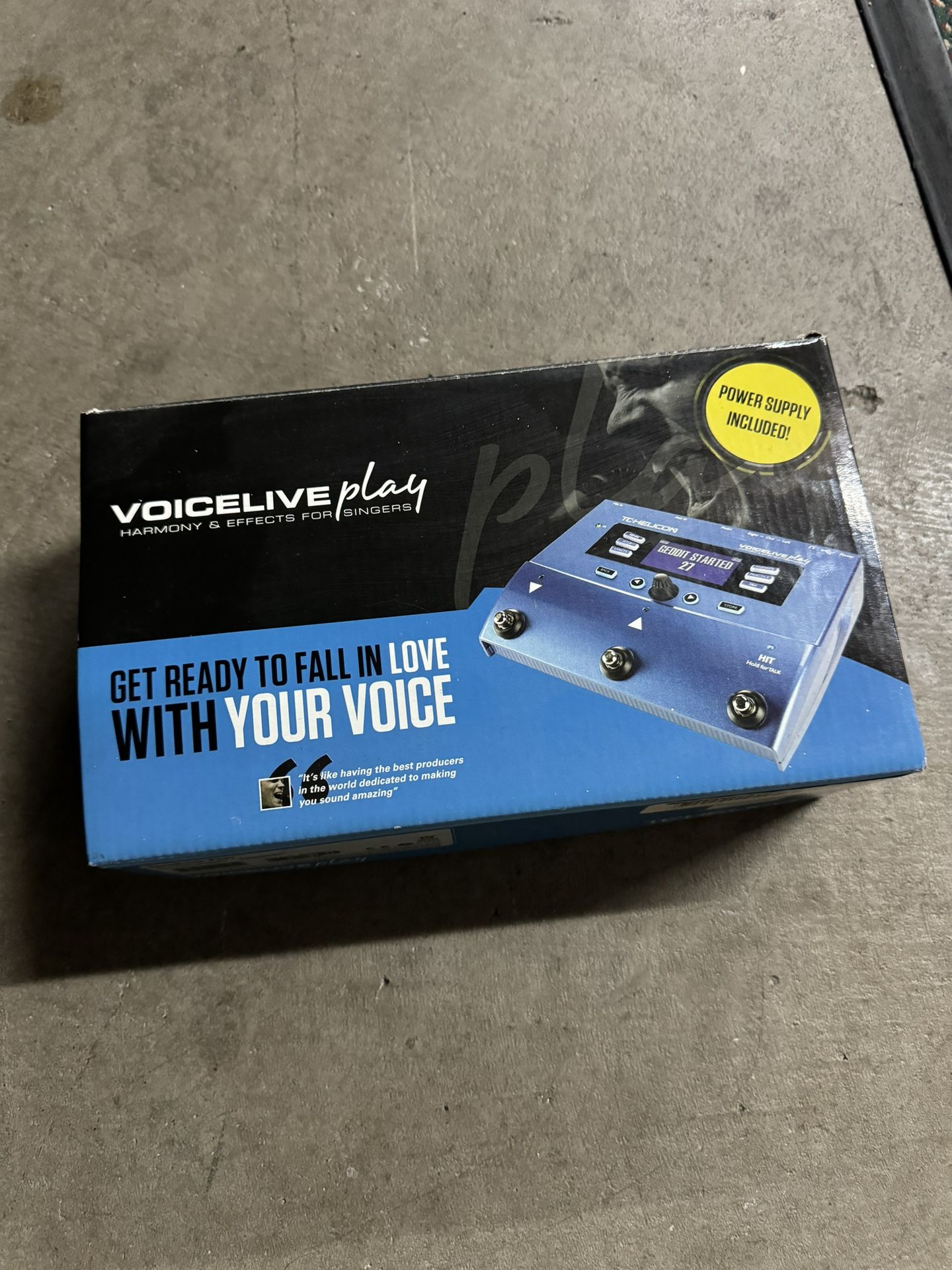 Tc Helicon Voice Live Play Vocal Effect Pedal 