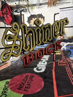 Shiner Bock Beer Neon Light