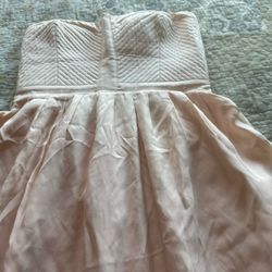 Elegance Meets Edge: The Ultimate Strapless Parker Dress Blush