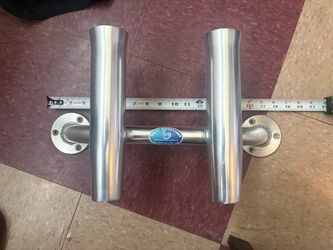 Stainless Transom Rod Holder