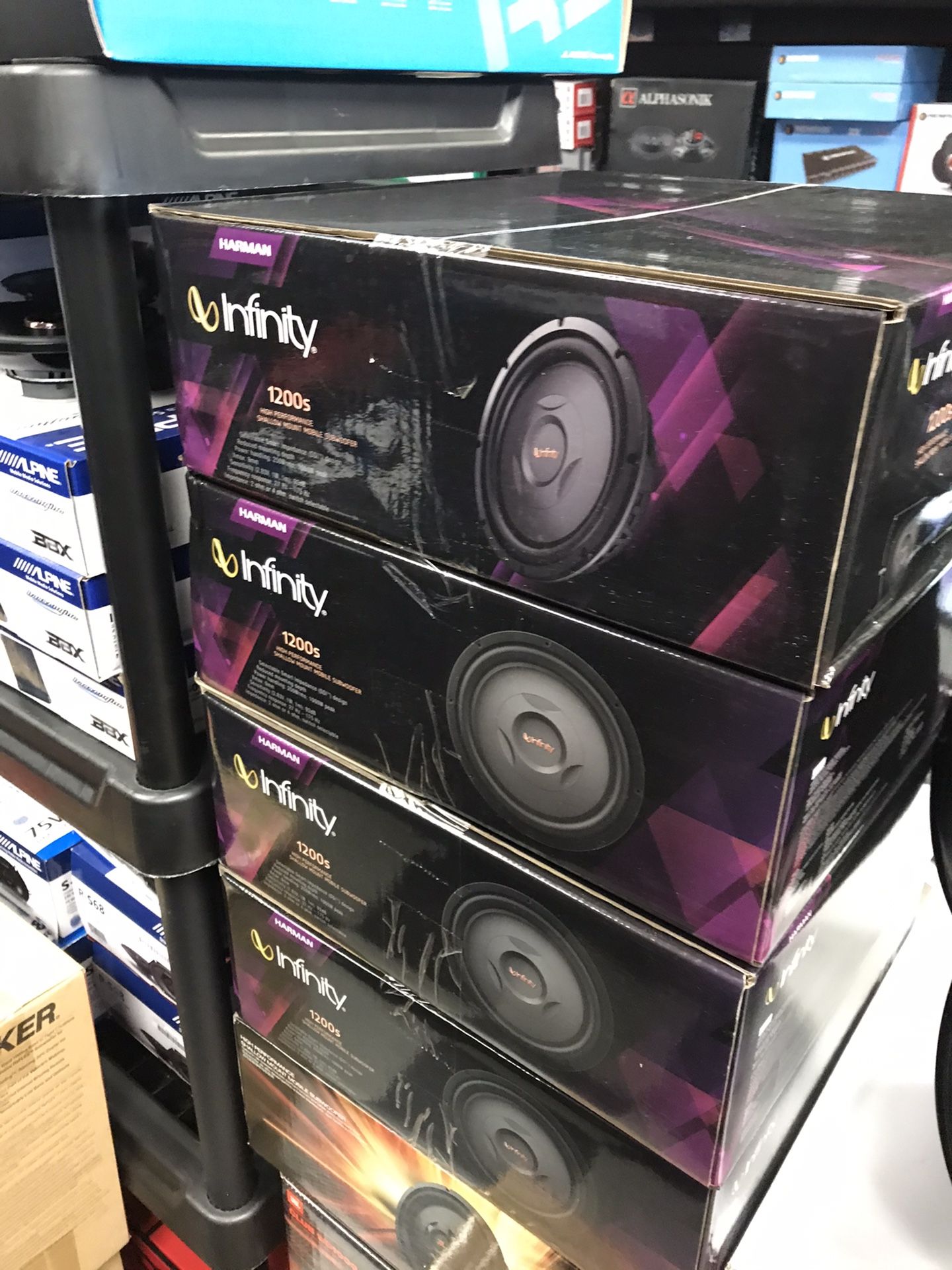 Infinity Slim Sub 12 Inch Shallow Subwoofer Infinity REF1200S 12