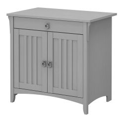 Bush Furniture Salinas Farmhouse Secretary Desk with Keyboard Tray and Storage Cabinet in Cape Cod Gray Cape Cod Gray - ‎20.03 x 31.55 x 30.12 inches