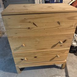Used IKEA wood 3 Drawer Dresser