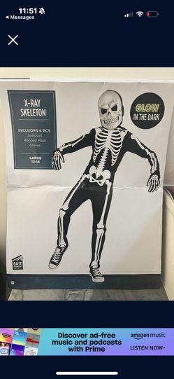 Kids Skeleton Costume 