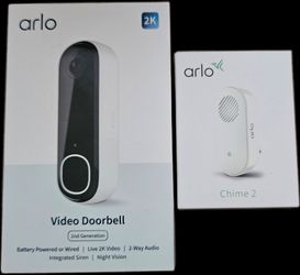 Arlo Video Doorbell 2nd Gen with Chime 2