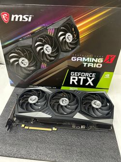 MSI GeForce RTX 3070 GAMING X TRIO 8GB GDDR6- Graphics Card, TESTED 