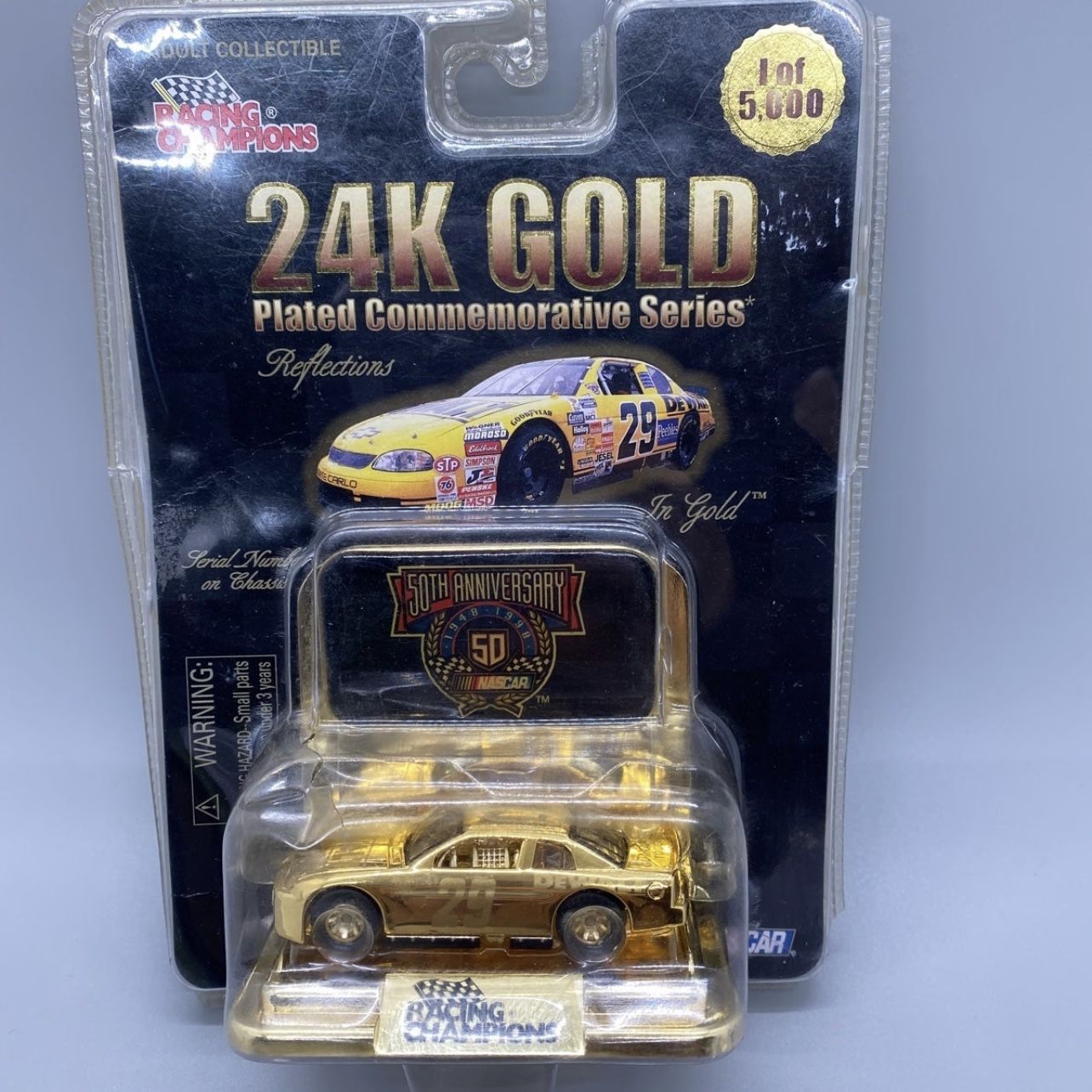 Racing Champions 24K Gold Plated Commemorative Series