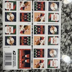 20 USPS A Visit From St. Nick Forever Stamps First Class Postage NEW Unused